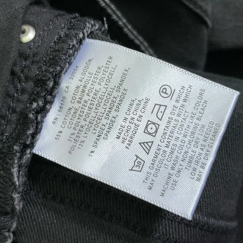 Anthropologie Pilcro and The Letterpress Serif Jeans Size 30 Color Washed Black